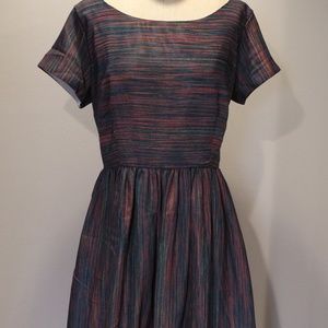 Multi Color Fit and Flare dress